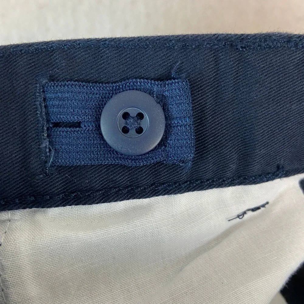 The Childrens Place‎ Navy Blue Chino Pants Kids Size 14 Adjustable Waist Cotton